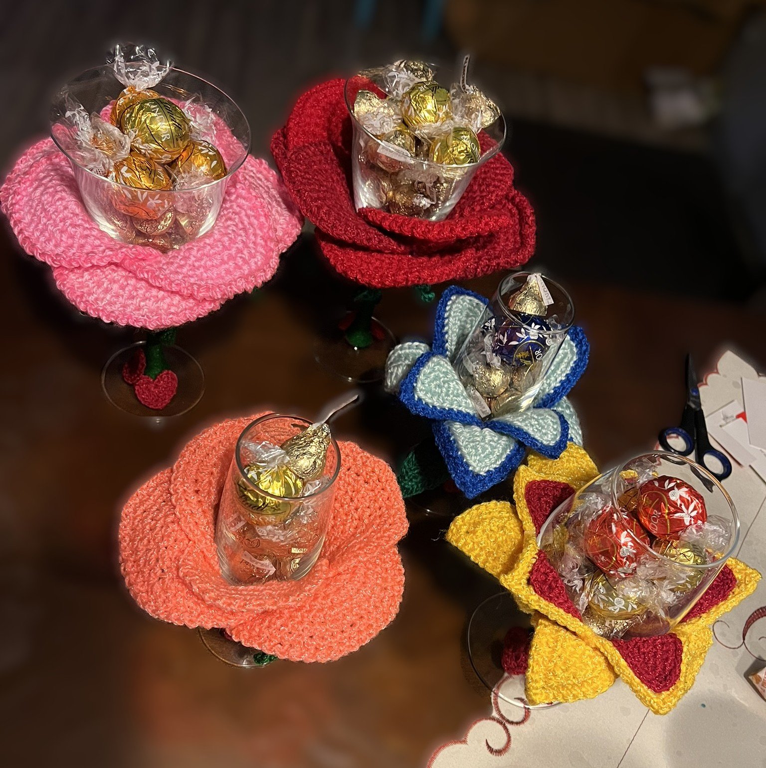 Chocolate Flower Cup